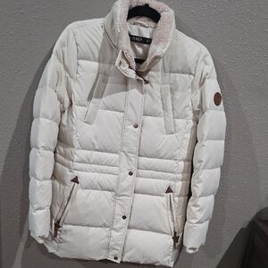 Ralph Lauren Cream Quilted Jacket